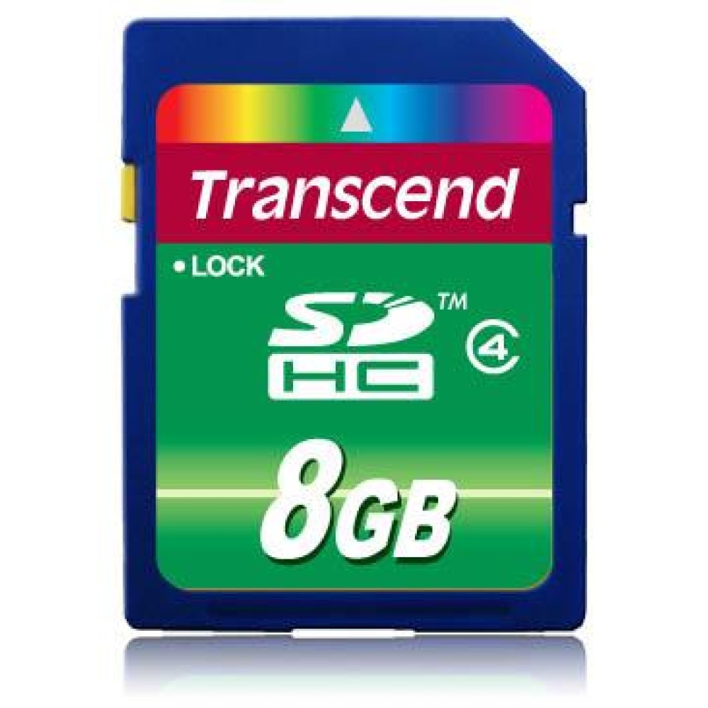 MEMORY SDHC 8GB/CLASS4 TS8GSDHC4 TRANSCEND