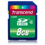 MEMORY SDHC 8GB/CLASS4 TS8GSDHC4 TRANSCEND