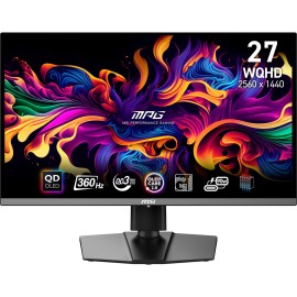 Monitor|MSI|MPG 271QRX QD-OLED|26.5"|Gaming|Panel QD-OLED|2560x1440|16:9|360Hz|Matte|0.03 ms|Swivel|Pivot|Height adjustable|Tilt|Colour Black|MPG271QRXQD-OLED Monitor|MSI|MPG 271QRX QD-OLED|26.5"|Gaming|Panel QD-OLED|2560x1440|16:9|360Hz|Matte|0.03 ms|Swivel|Pivot|Height adjustable|Tilt|Colour Black|MPG271QRXQD-OLED