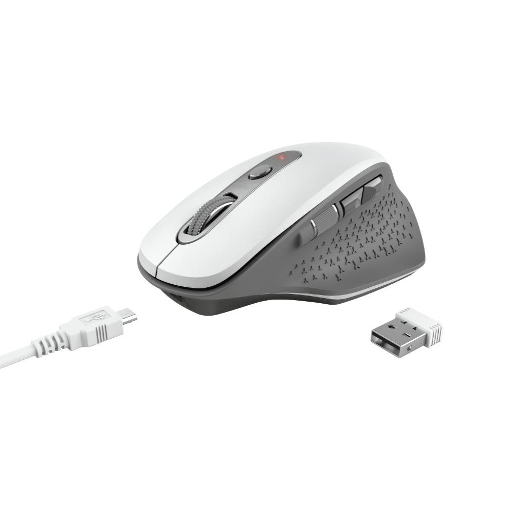 MOUSE USB OPTICAL WRL/OZAA WHITE 24035 TRUST MOUSE USB OPTICAL WRL/OZAA WHITE 24035 TRUST