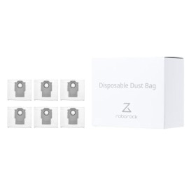 Vacuum Cleaner Accessory|ROBOROCK|Disposable Dust Bag 6pcs|White|For OC0/Q70+/Q70 Max+/OC5/Q75+/Q75 Max+/Q55+/O35/S75 MaxV Ultra/S70 Pro Ultra/S80 Pro Ultra/S85 Pro Ultra/OC0-D/S80+/Q80 Max+/OC5-D/S85+/Q85 Max+/Q55 Pro+/S70 Max Ultra/S75 Max Ultra/Q55 Max