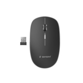 MOUSE USB OPTICAL WRL BLACK/SILENT MUSW-4BS-01 GEMBIRD