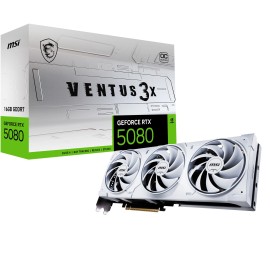 Graphics Card|MSI|NVIDIA GeForce RTX 5080|16 GB|GDDR7|256 bit|PCIE 5.0 16x|Dual Slot Fansink|1xHDMI|3xDisplayPort|508016GVEN3XOCWHITE Graphics Card|MSI|NVIDIA GeForce RTX 5080|16 GB|GDDR7|256 bit|PCIE 5.0 16x|Dual Slot Fansink|1xHDMI|3xDisplayPort|508016GVEN3XOCWHITE