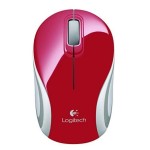 MOUSE USB OPTICAL WRL M187/RED 910-002732 LOGITECH