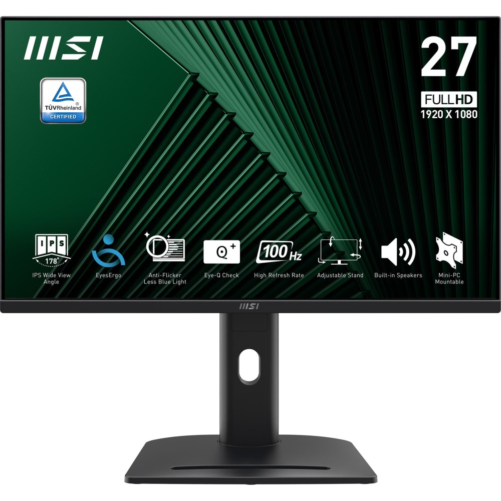 LCD Monitor|MSI|PRO MP275PG|27"|Business|Panel IPS|16:9|100 Hz|1 ms|PROMP275PG