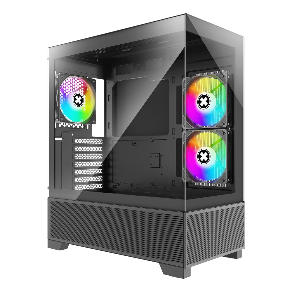 Case|XILENCE|XG172|MidiTower|Case product features Fan control panel/Transparent panel|Not included|Colour Black|XG172