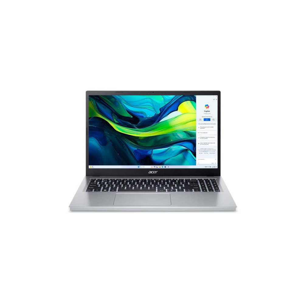 Notebook|ACER|Aspire|Go 15|AG15-32P-373M|CPU  Intel Core 3|N355|1900 MHz|15.6"|1920x1080|RAM 16GB|DDR5|SSD 512GB|Integrated|ENG|Windows 11 Home|Pure Silver|1.73 kg|NX.J46EL.003