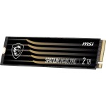 SSD|MSI|SPATIUM M480 PRO|2TB|M.2|PCIe Gen4|NVMe|3D NAND|Write speed 7000 MBytes/sec|Read speed 7400 MBytes/sec|2.15mm|TBW 1400 TB|MTBF 1600000 hours|S78-440Q600-P83
