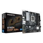 Mainboard|GIGABYTE|Intel B760 Express|LGA1700|Micro-ATX|Memory DDR4|Memory slots 4|2xPCI-Express 3.0 1x|1xPCI-Express 4.0 16x|2xM.2|1x15pin D-sub|1xHDMI|1xDisplayPort|6xUSB 2.0|5xUSB 3.2|1xUSB-C|1xPS/2|1xRJ45|3xAudio port|B760MD3HPDDR4
