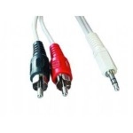 CABLE AUDIO 3.5MM TO 2RCA 2.5M/CCA-458-2.5M GEMBIRD