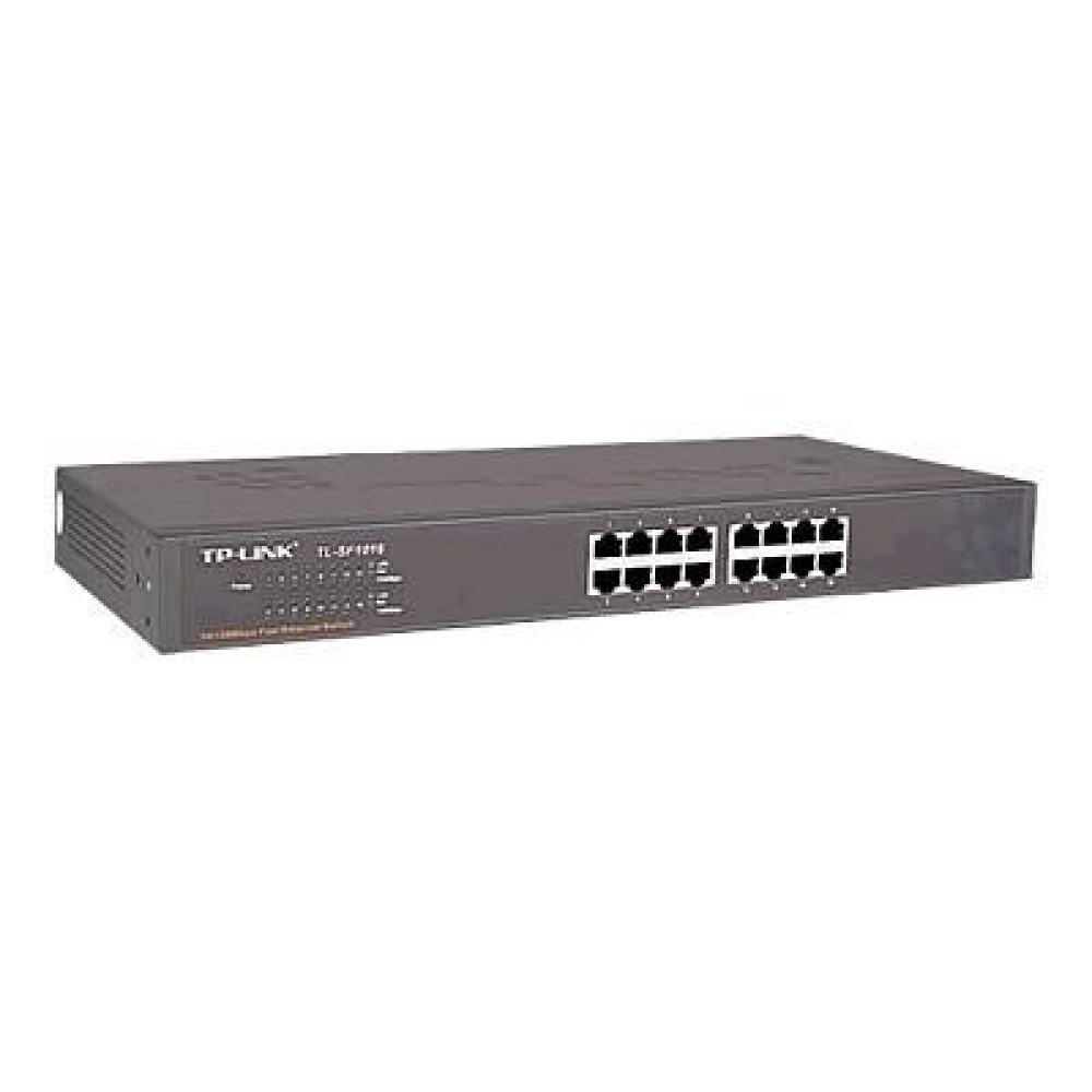 Switch|TP-LINK|Rack|16x10Base-T / 100Base-TX|TL-SF1016