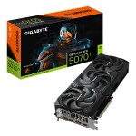 Graphics Card|GIGABYTE|NVIDIA GeForce RTX 5070 Ti|16 GB|GDDR7|256 bit|PCIE 5.0 16x|GPU 2452 MHz|Triple slot Fansink|1xHDMI|3xDisplayPort|GV-N507TWF3-16GD