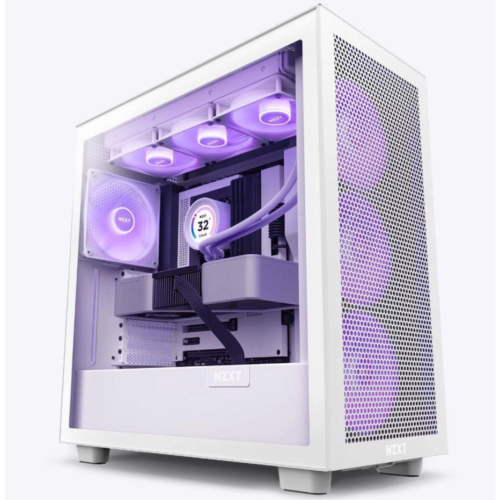 Case|NZXT|H7 Flow RGB|MidiTower|Not included|ATX|MicroATX|MiniITX|Colour White|CM-H71FW-R1