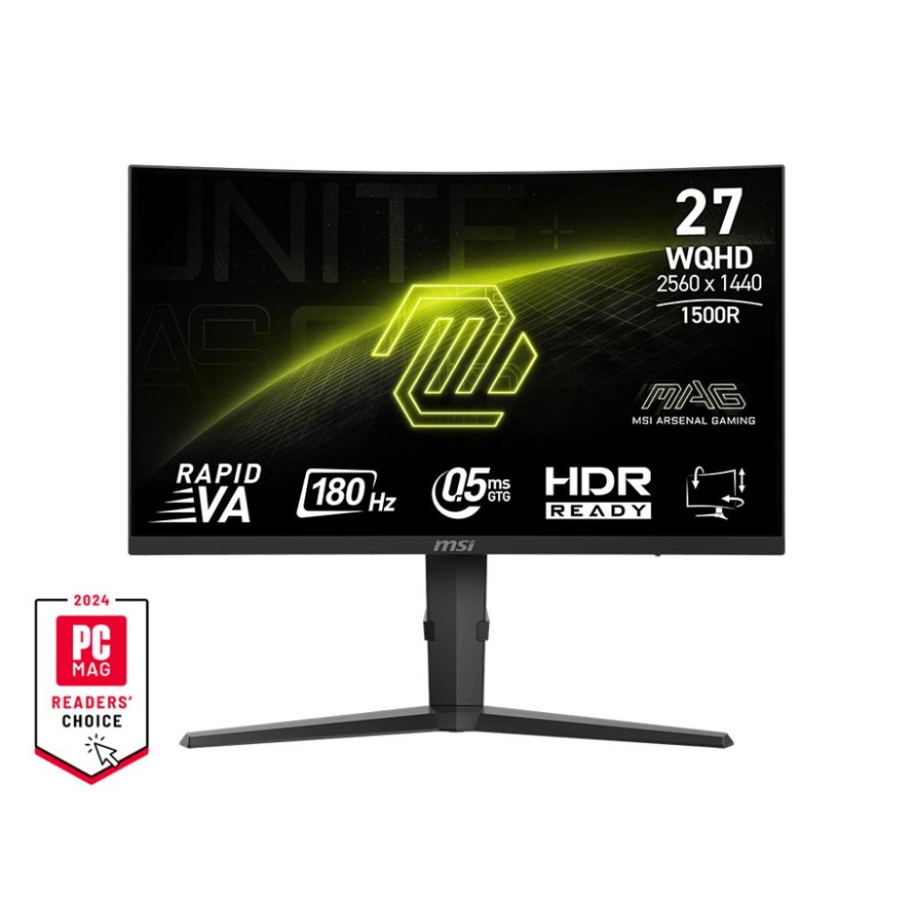 LCD Monitor|MSI|MAG 275CQPF|27"|Gaming/Curved|Panel VA|2560x1440|16:9|180 Hz|0.5 ms|MAG275CQPF