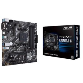 Mainboard|ASUS|AMD B550|SAM4|MicroATX|2xPCI-Express 3.0 1x|2xM.2|1xPCI-Express 4.0 16x|Memory DDR4|Memory slots 4|1x15pin D-sub|1xDVI|1xHDMI|6xUSB 3.2|1xPS/2|1xRJ45|3xAudio port|PRIMEB550M-K Mainboard|ASUS|AMD B550|SAM4|MicroATX|2xPCI-Express 3.0 1x|2xM.2|1xPCI-Express 4.0 16x|Memory DDR4|Memory slots 4|1x15pin D-sub|1xDVI|1xHDMI|6xUSB 3.2|1xPS/2|1xRJ45|3xAudio port|PRIMEB550M-K