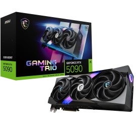 Graphics Card|MSI|NVIDIA GeForce RTX 5090|32 GB|GDDR7|512 bit|PCIE 5.0 16x|Triple slot Fansink|1xHDMI|3xDisplayPort|RTX509032GGAMTRIOOC Graphics Card|MSI|NVIDIA GeForce RTX 5090|32 GB|GDDR7|512 bit|PCIE 5.0 16x|Triple slot Fansink|1xHDMI|3xDisplayPort|RTX509032GGAMTRIOOC