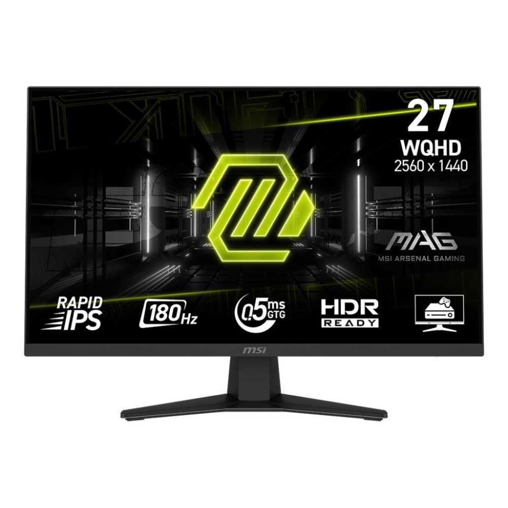 LCD Monitor|MSI|MAG 274QF|27"|Gaming|Matte|Panel IPS|2560x1440|16:9|180Hz|0.5 ms|Colour Black|MAG274QF
