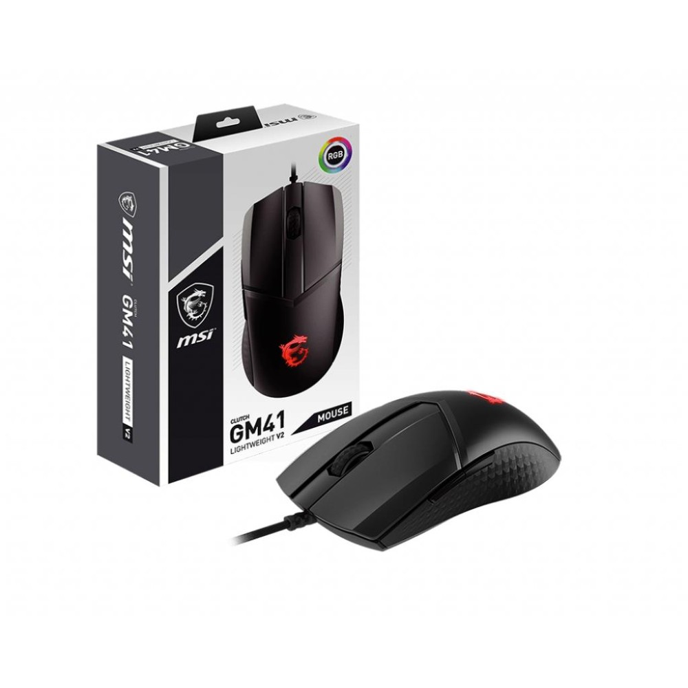 MOUSE USB OPTICAL GAMING/CLUTCH GM41 LIGHTWEIGHT V2 MSI