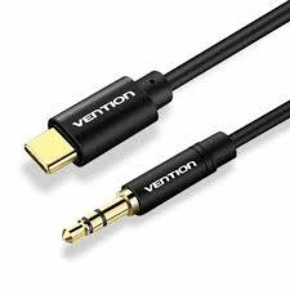 CABLE AUDIO 3.5MM TO USB-C/1.5M BLACK BGABG VENTION