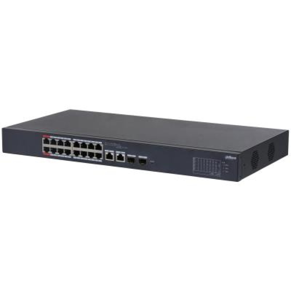 Switch|DAHUA|CS4218-16ET-240|Type L2|Desktop/pedestal|16x10Base-T / 100Base-TX|PoE ports 16|DH-CS4218-16ET-240 Switch|DAHUA|CS4218-16ET-240|Type L2|Desktop/pedestal|16x10Base-T / 100Base-TX|PoE ports 16|DH-CS4218-16ET-240