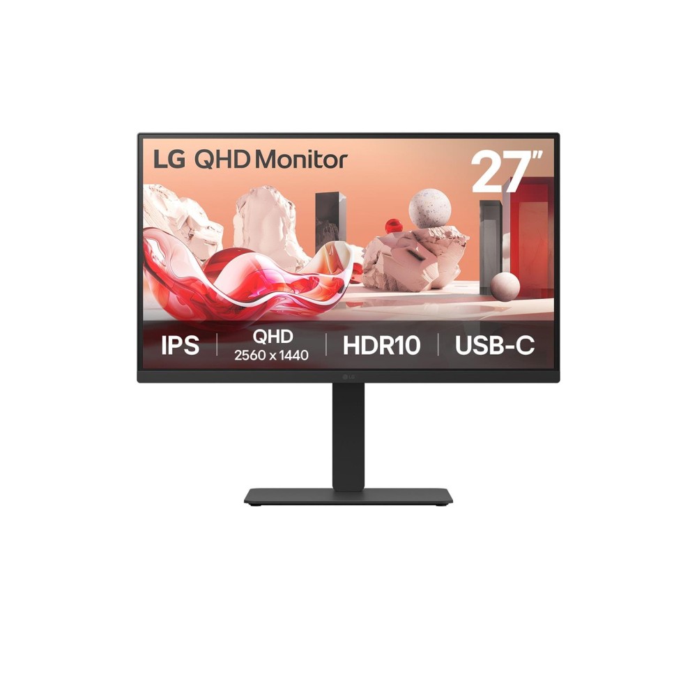 LCD Monitor|LG|27BA75QB-B|27"|Panel IPS|2560x1440|16:9|100Hz|Matte|Speakers|Swivel|Pivot|Height adjustable|Tilt|Colour Black|27BA75QB-B LCD Monitor|LG|27BA75QB-B|27"|Panel IPS|2560x1440|16:9|100Hz|Matte|Speakers|Swivel|Pivot|Height adjustable|Tilt|Colour Black|27BA75QB-B