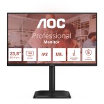 LCD Monitor|AOC| 60.5 cm (23.8")|1920 x 1080 pixels|Full HD|Native aspect ratio 16:9|LED|Flat|24E4U