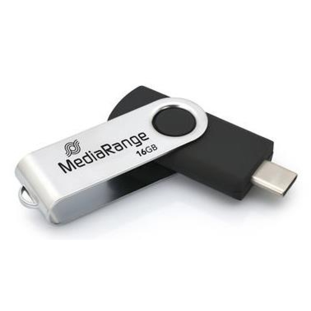 MEMORY DRIVE FLASH USB-C 16GB/MR1951 MEDIARANGE