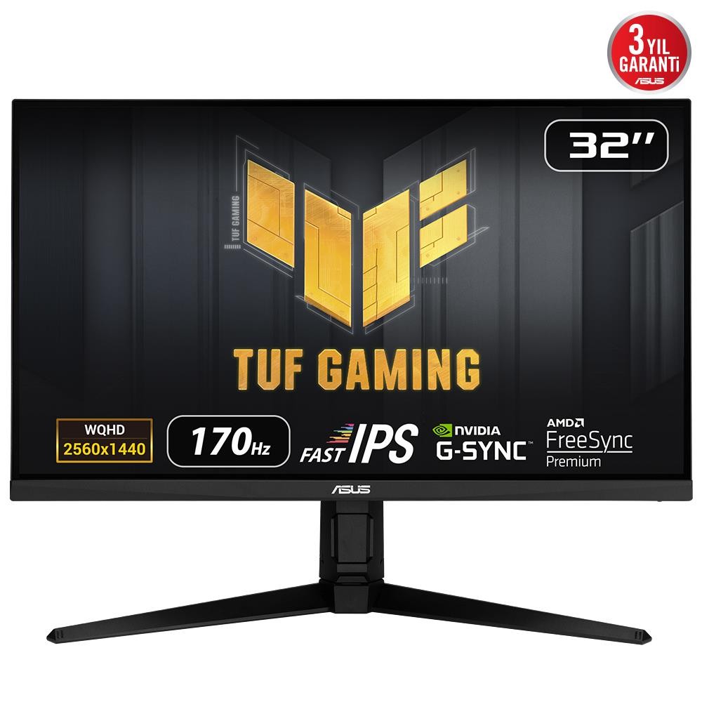 LCD Monitor|ASUS|31.5"|Gaming|Panel IPS|2560x1440|16:9|170Hz|Matte|1 ms|Speakers|Swivel|Height adjustable|Tilt|Colour Black|90LM07L0-B03370 LCD Monitor|ASUS|31.5"|Gaming|Panel IPS|2560x1440|16:9|170Hz|Matte|1 ms|Speakers|Swivel|Height adjustable|Tilt|Colour Black|90LM07L0-B03370