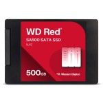 SSD|SANDISK|Red SA500|POWERED BY SANDISK|500GB|Write speed 530 MBytes/sec|Read speed 560 MBytes/sec|2,5"|TBW 350 TB|MTBF 2000000 hours|WDS500G1R0A