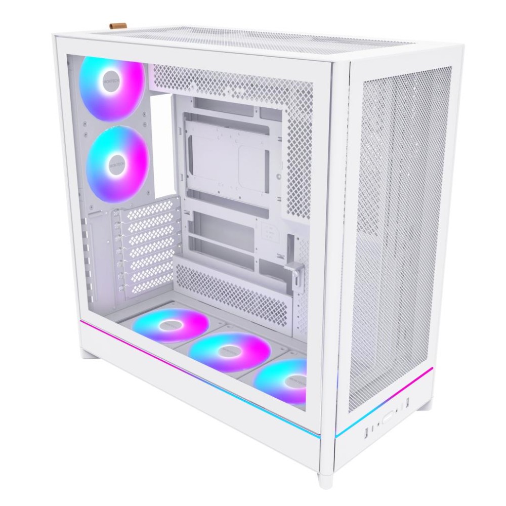 Case|MONTECH|HS01 PRO|MidiTower|Case product features Removeable HDD basket/Transparent panel|Not included|ATX|MicroATX|MiniITX|Colour White|HS01PRO(W)