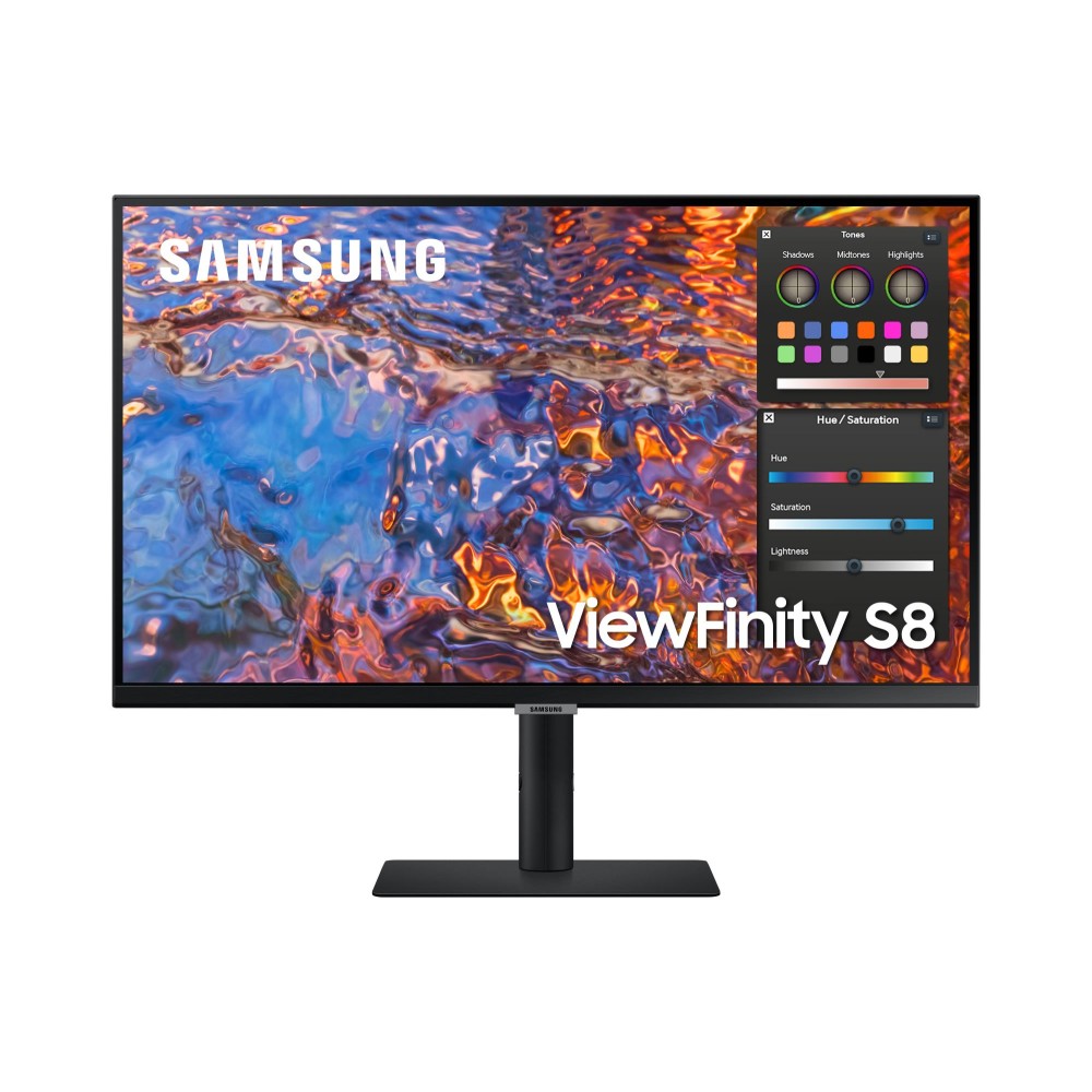 LCD Monitor|SAMSUNG|ViewFinity S8|32"|Business/4K|Panel IPS|3840x2160|16:9|60Hz|5 ms|Swivel|Pivot|Height adjustable|Tilt|Colour Black|LS32B800PXPXEN