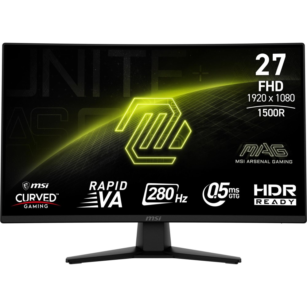 LCD Monitor|MSI|MAG 274CXF|27"|Gaming/Curved|Tilt|Matte|Panel VA|1920x1080|16:9|280 Hz|0.5 ms|Colour Black|MAG274CXF LCD Monitor|MSI|MAG 274CXF|27"|Gaming/Curved|Tilt|Matte|Panel VA|1920x1080|16:9|280 Hz|0.5 ms|Colour Black|MAG274CXF