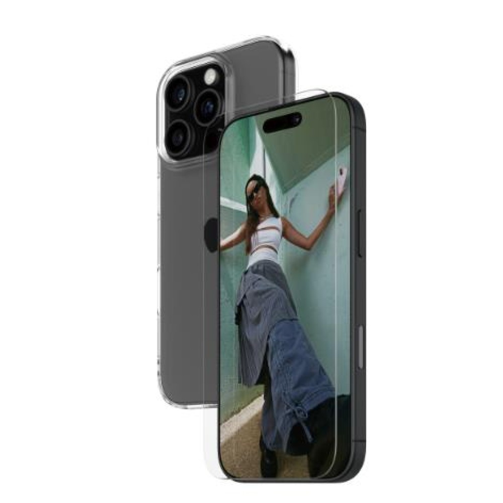 MOBILE SCREEN PROTECTOR 2IN1/IPHONE 16PRO CLEAR PANZERGLASS