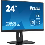 LCD Monitor|IIYAMA|XUB2492HSU-B6|24"|Panel IPS|1920x1080|16:9|Matte|0.4 ms|Speakers|Swivel|Pivot|Height adjustable|Tilt|Colour Black|XUB2492HSU-B6