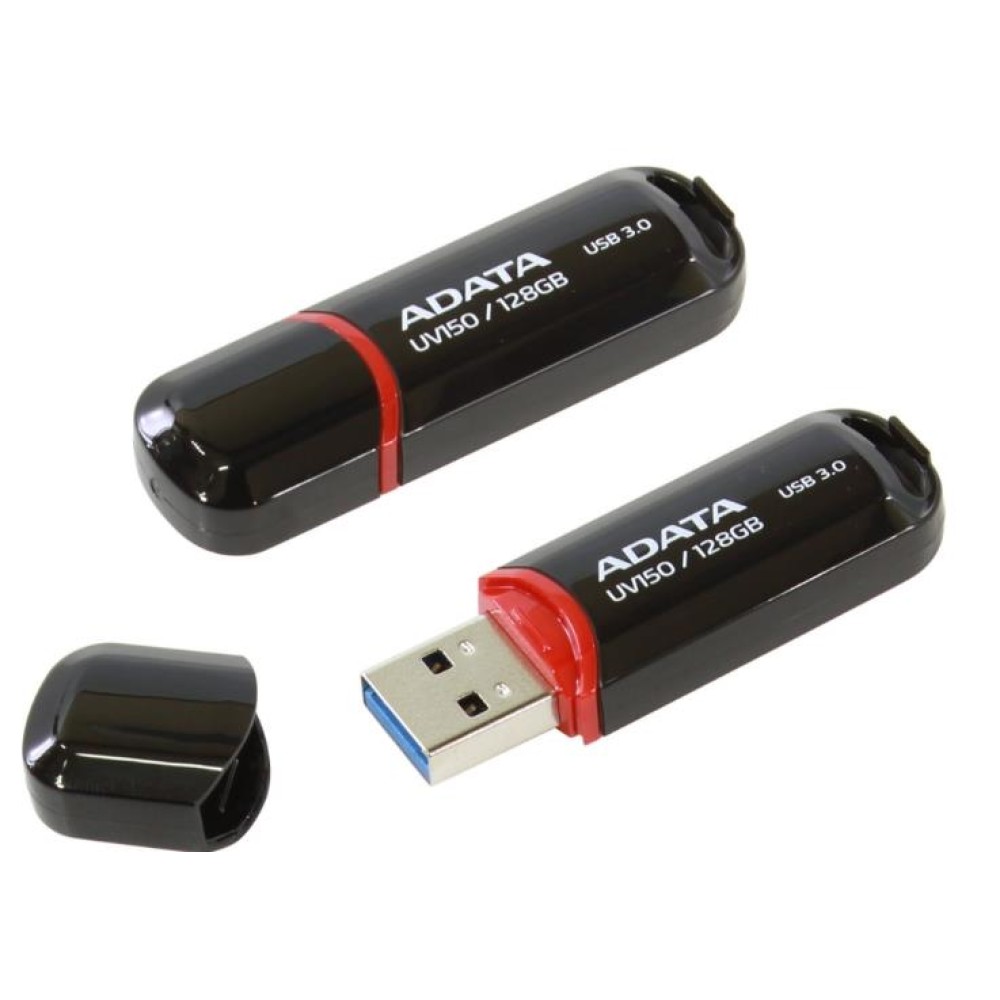 MEMORY DRIVE FLASH USB3 128GB/BLACK AUV150-128G-RBK ADATA