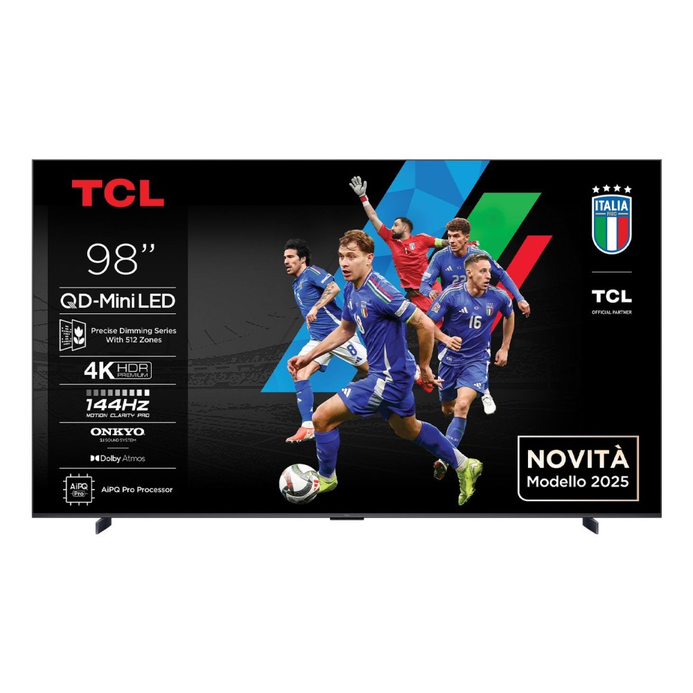 TV Set|TCL|98 "|4K Ultra HD|3840 x 2160 pixels|Flat|16:9|QD-Mini LED|98Q6C TV Set|TCL|98 "|4K Ultra HD|3840 x 2160 pixels|Flat|16:9|QD-Mini LED|98Q6C
