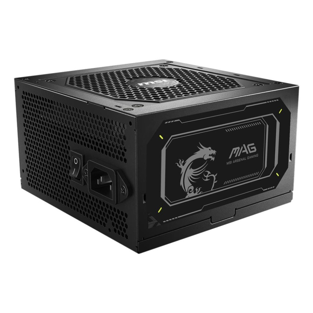 Power Supply|MSI|MAG A750GL PCIE5 II|750 Watts|Efficiency 80 PLUS GOLD|PFC Active|MAGA750GLPCIE5II Power Supply|MSI|MAG A750GL PCIE5 II|750 Watts|Efficiency 80 PLUS GOLD|PFC Active|MAGA750GLPCIE5II
