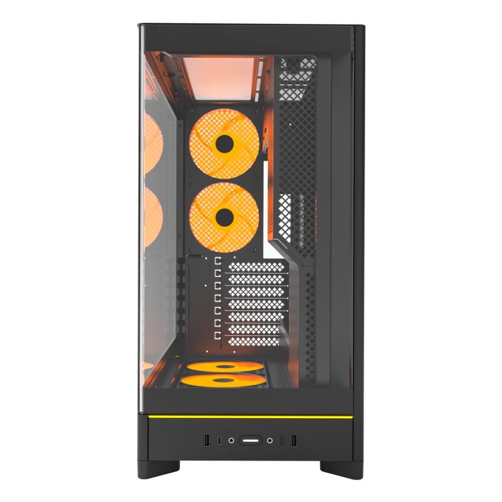 Case|MONTECH|HS02 PRO|MidiTower|Case product features Removeable HDD basket/Transparent panel|Not included|ATX|MicroATX|MiniITX|Colour Black|HS02PRO(B)