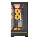 Case|MONTECH|HS02 PRO|MidiTower|Case product features Removeable HDD basket/Transparent panel|Not included|ATX|MicroATX|MiniITX|Colour Black|HS02PRO(B)