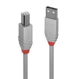 CABLE USB2 A-B 5M/ANTHRA GREY 36685 LINDY CABLE USB2 A-B 5M/ANTHRA GREY 36685 LINDY