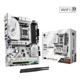 Mainboard|ASROCK|AMD B850|SAM5|ATX|Memory DDR5|Memory slots 4|1xPCI-Express 4.0 16x|1xPCI-Express 5.0 16x|1xM.2|1xHDMI|1xAudio-In|1xAudio-Out|4xUSB 2.0|5xUSB 3.2|2xUSB-C|1xOptical S/PDIF|1xRJ45|B850STEELLEGENDWIFI Mainboard|ASROCK|AMD B850|SAM5|ATX|Memory DDR5|Memory slots 4|1xPCI-Express 4.0 16x|1xPCI-Express 5.0 16x|1xM.2|1xHDMI|1xAudio-In|1xAudio-Out|4xUSB 2.0|5xUSB 3.2|2xUSB-C|1xOptical S/PDIF|1xRJ45|B850STEELLEGENDWIFI