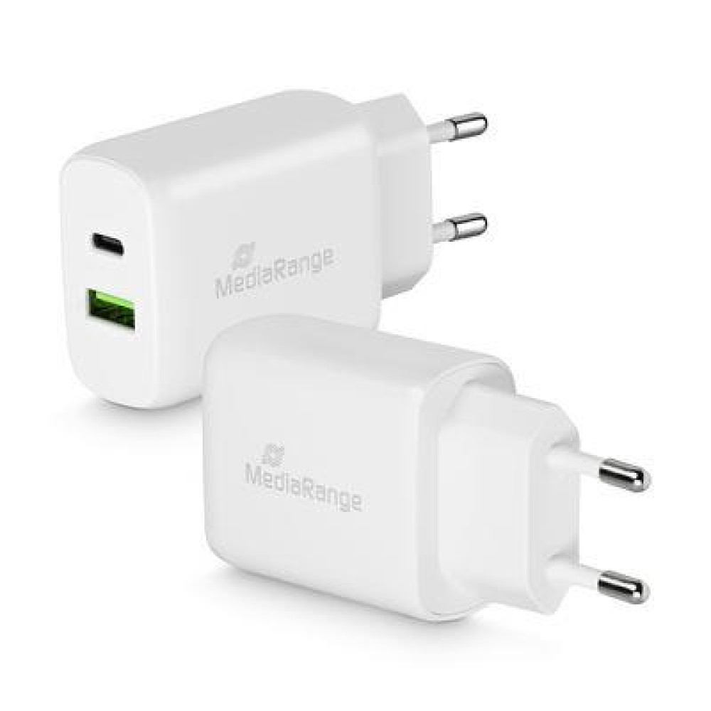 POWER ADAPTER USB/USB-C 25W/FAST MRMA112 MEDIARANGE POWER ADAPTER USB/USB-C 25W/FAST MRMA112 MEDIARANGE