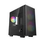 Case|DEEPCOOL|CH360 DIGITAL|MiniTower|Case product features Transparent panel|Not included|Colour Black|R-CH360-BKAPE3D-G-1