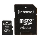 MEMORY MICRO SDXC 64GB C10/W/ADAPTER 3413490 INTENSO