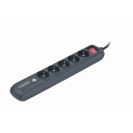 CABLE POWER EXTENSION 1.5M/5OUTL. +2USB SPG5-U2-5 GEMBIRD