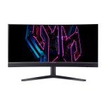 LCD Monitor|ACER|Predator X34Vbmiiphuzx|34"|Gaming/Curved/21 : 9|Panel OLED|3440x1440|21:9|0.1 ms|Speakers|Swivel|Height adjustable|Tilt|Colour Black|UM.CXXEE.V01