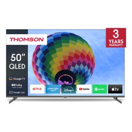 TV Set|THOMSON|50"|4K/Smart|QLED|3840x2160|Wireless LAN|Bluetooth|Google TV|Black|50QG4S14 TV Set|THOMSON|50"|4K/Smart|QLED|3840x2160|Wireless LAN|Bluetooth|Google TV|Black|50QG4S14