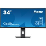 LCD Monitor|IIYAMA|XCB3494WQSN-B5|34"|Curved/21 : 9|Panel VA|3440x1440|21:9|Matte|0.4 ms|Speakers|Swivel|Height adjustable|Tilt|Colour Black|XCB3494WQSN-B5
