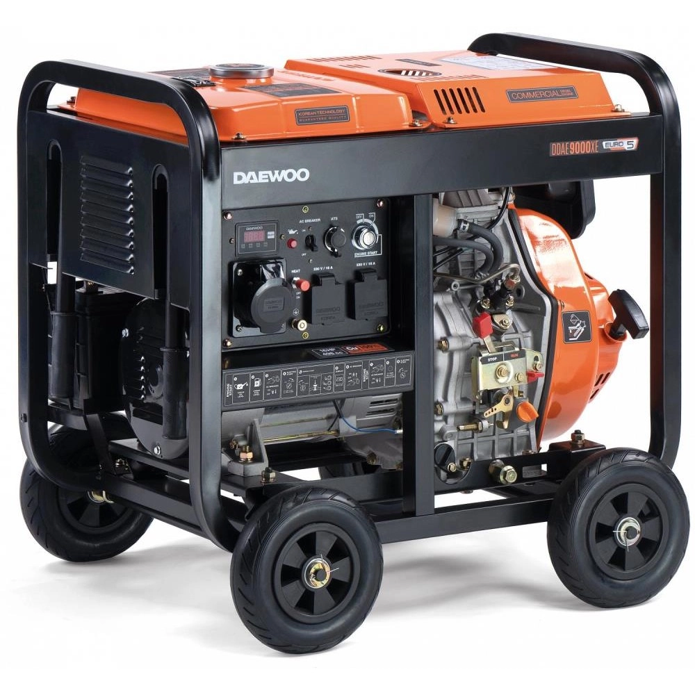 DIESEL GENERATOR 6.3KW 230V/DDAE 9000XE DAEWOO