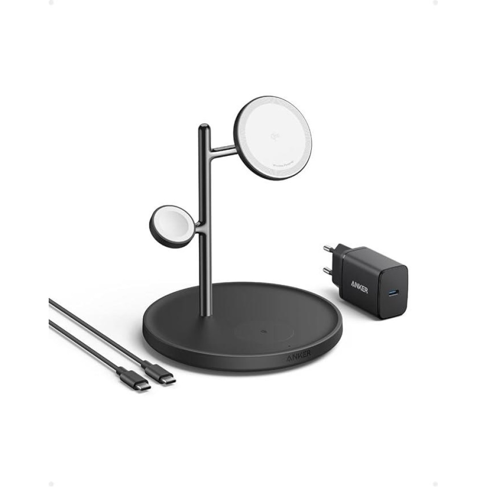 MOBILE CHARGER MAGGO STAND 15W/BL MAGNETIC WL B25M3311 ANKER